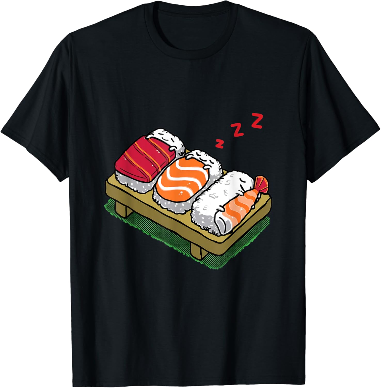 Sushi Tshirt Sleepy Sushi Tee Clothing